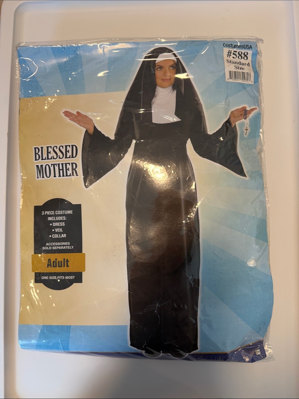 Party City Blessed Mother Nun Costume - Black & White